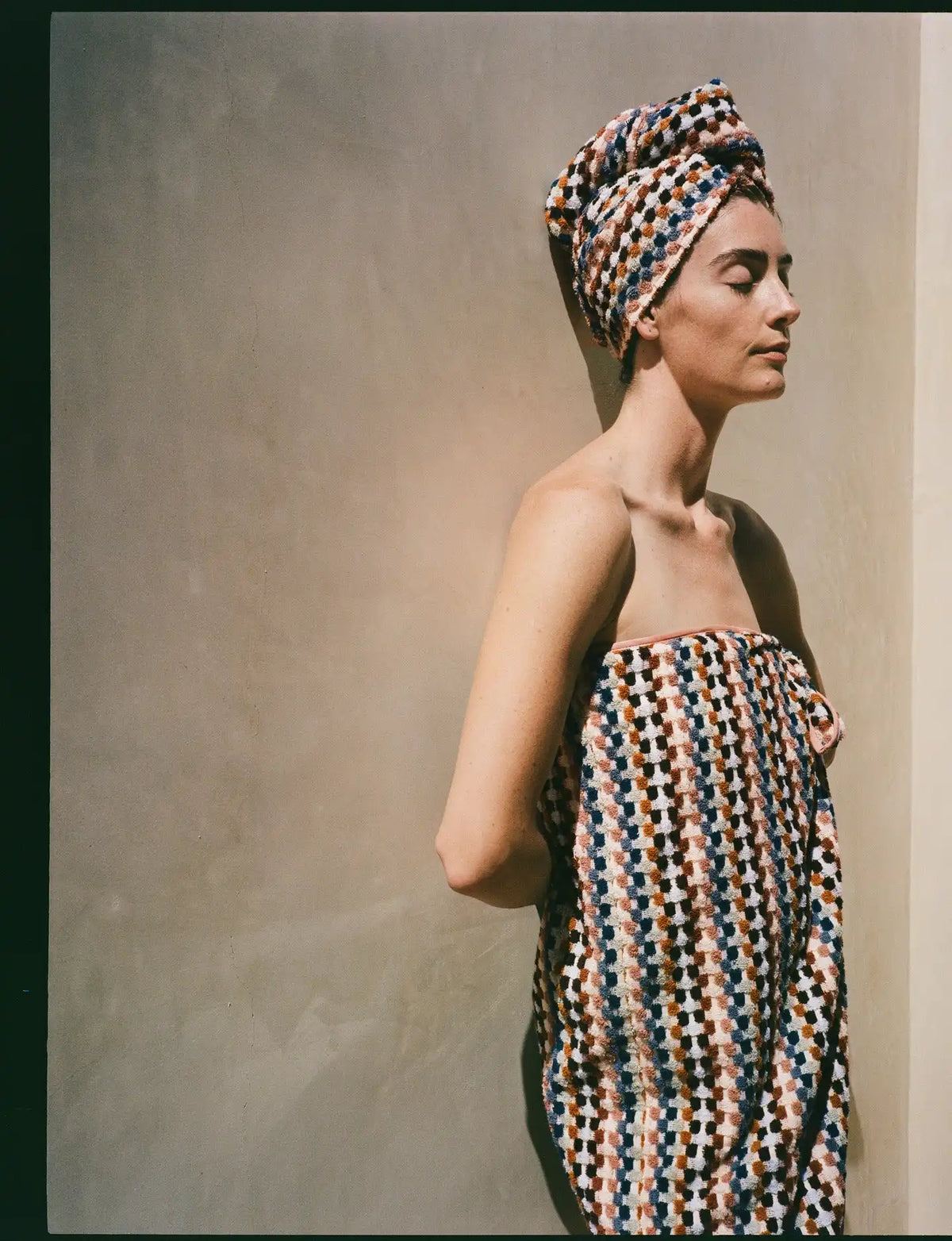 Organic Mosaic Hair Wrap (Multi)