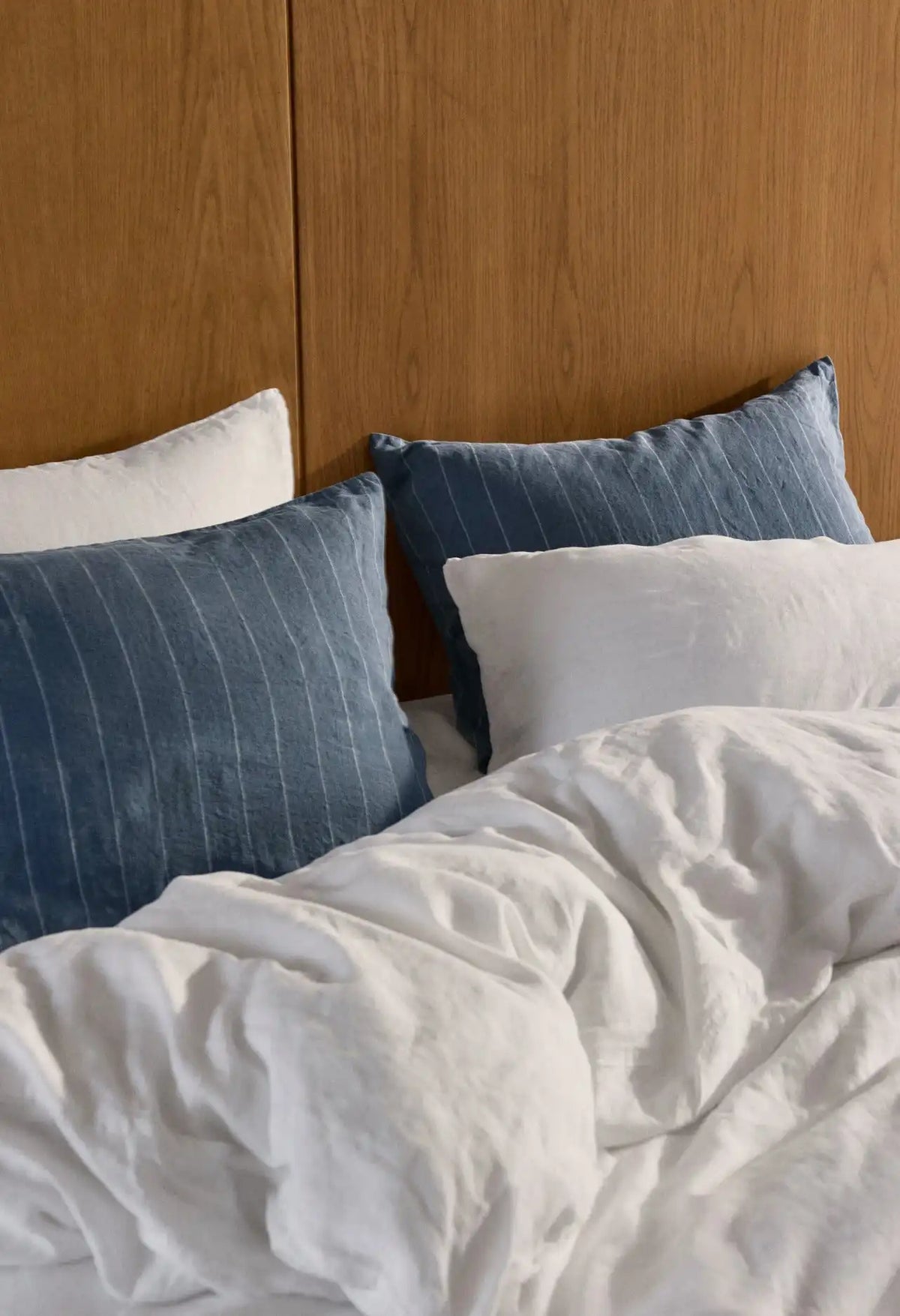 Linen Pillowcase Set (Dusk Stripe)