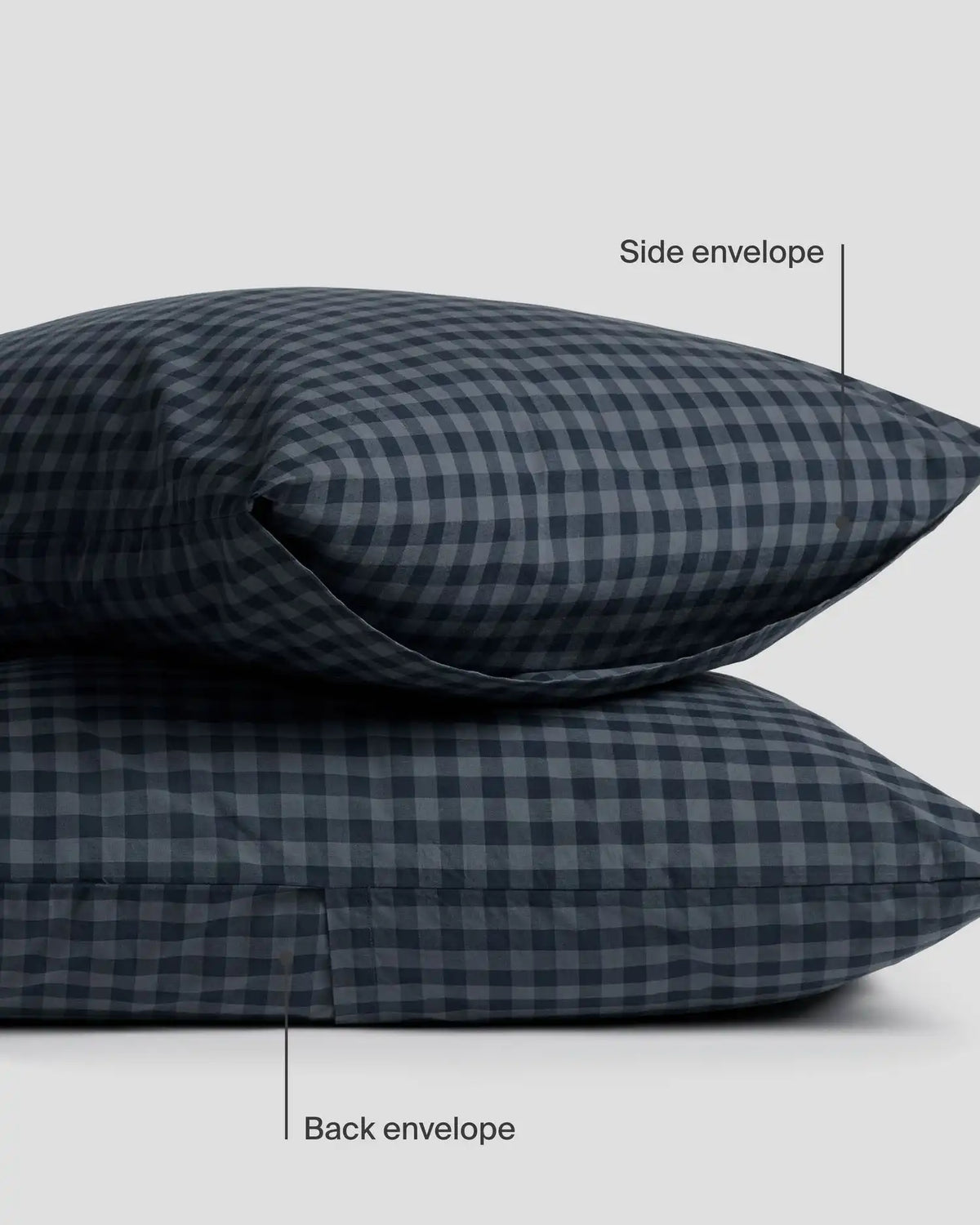 Brushed Cotton Pillowcase Set (Dusk Check)