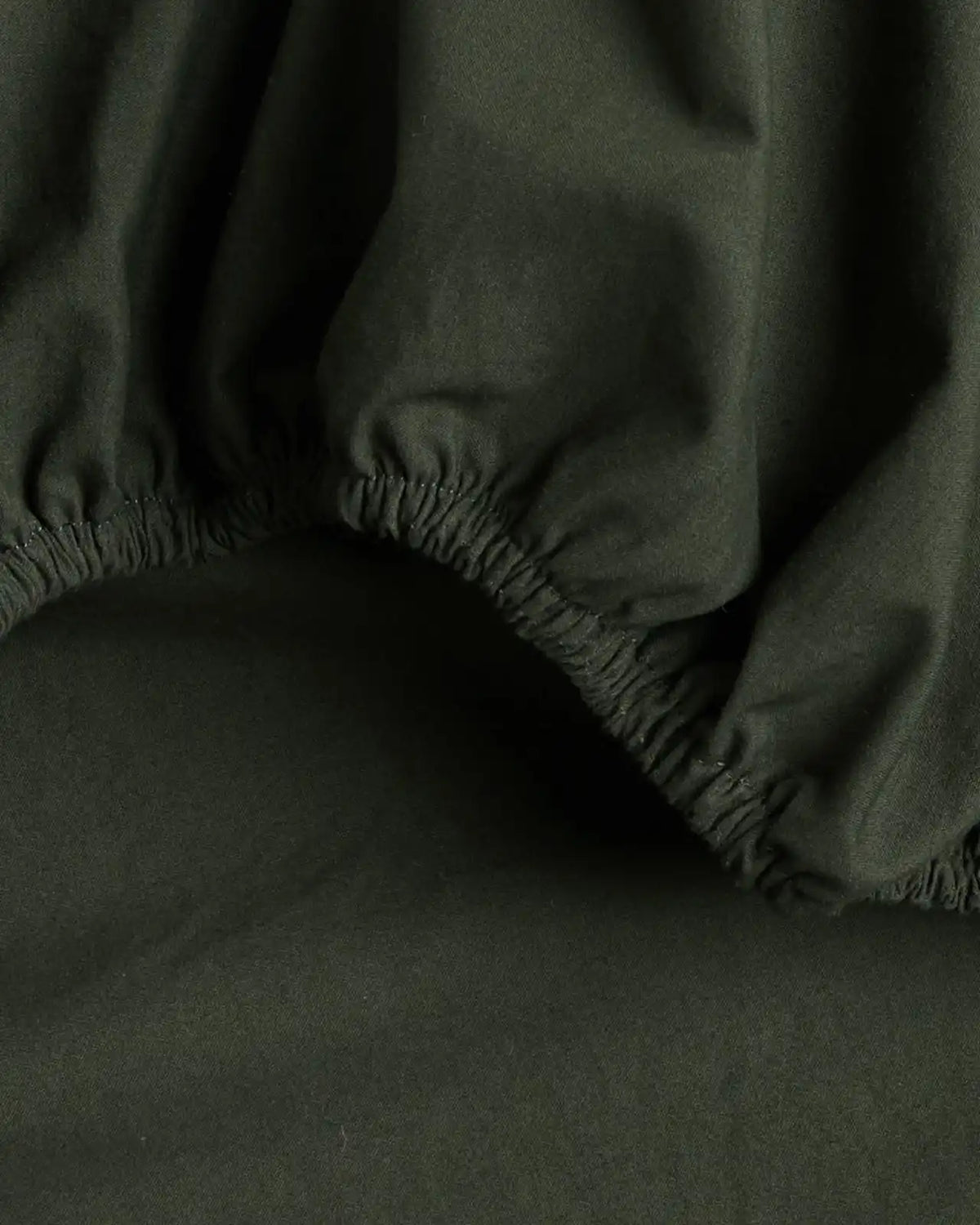 Brushed Cotton Fitted Sheet (Evergreen)