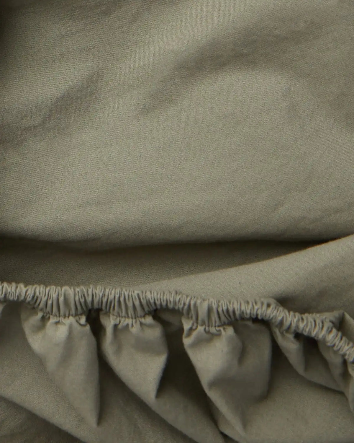 Brushed Cotton Fitted Sheet (Moss)