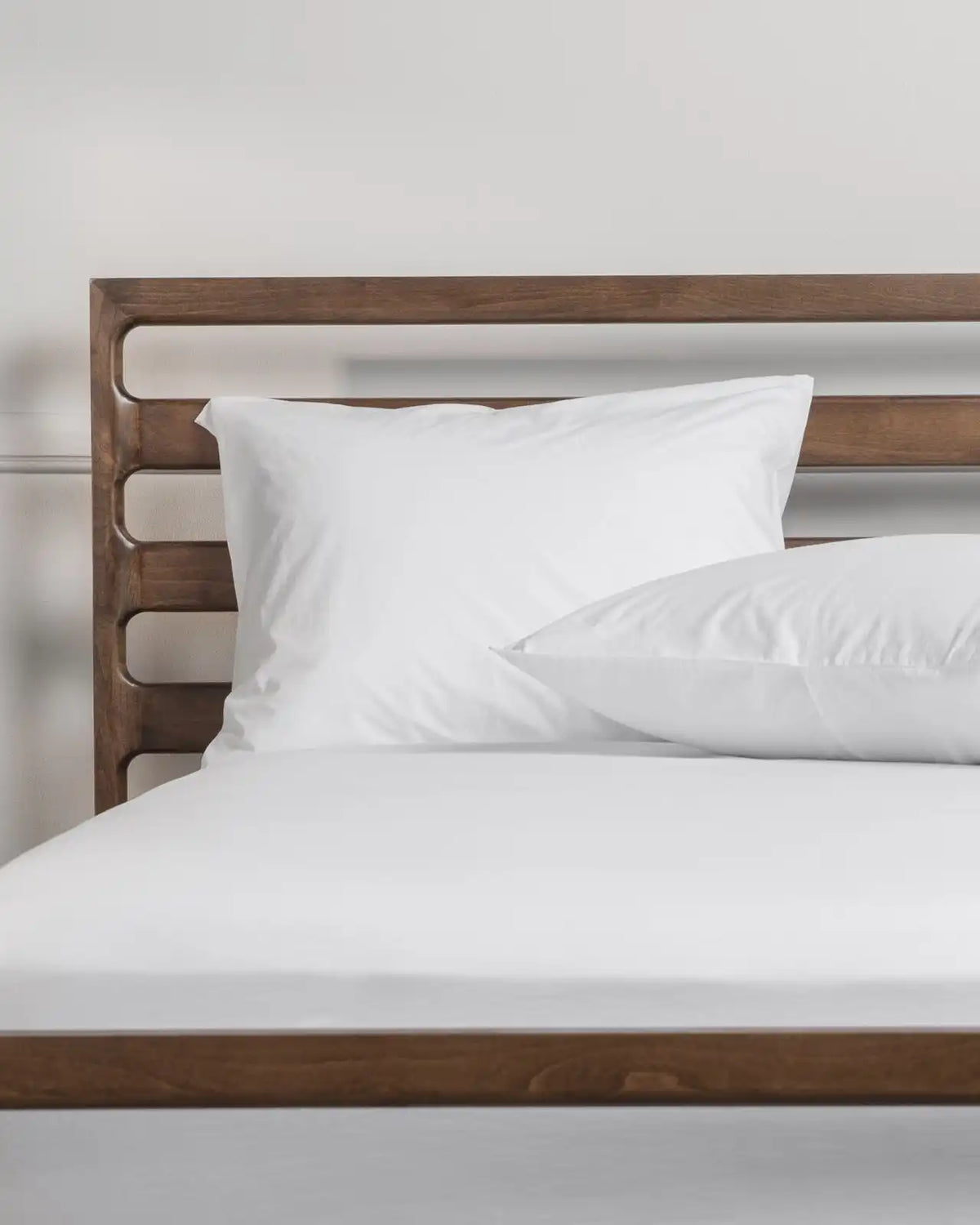 Brushed Cotton Pillowcase Set (White)