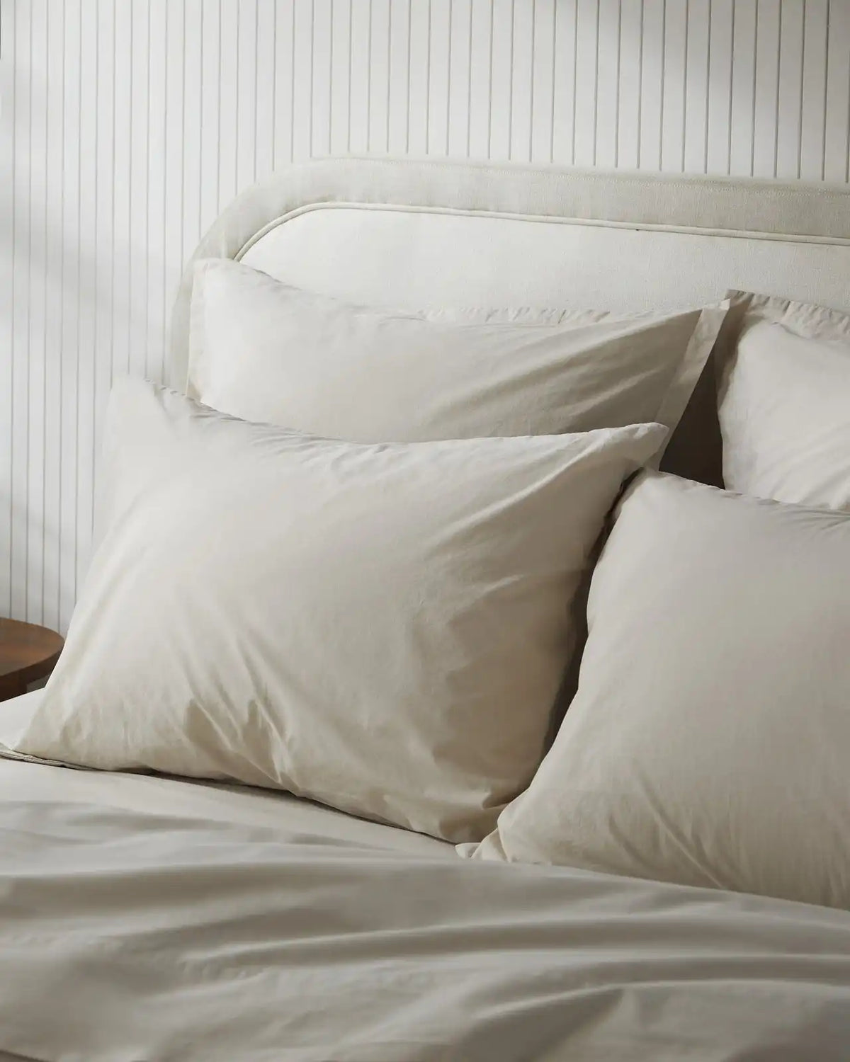 Brushed Cotton Sheet Set - Bone F/Q