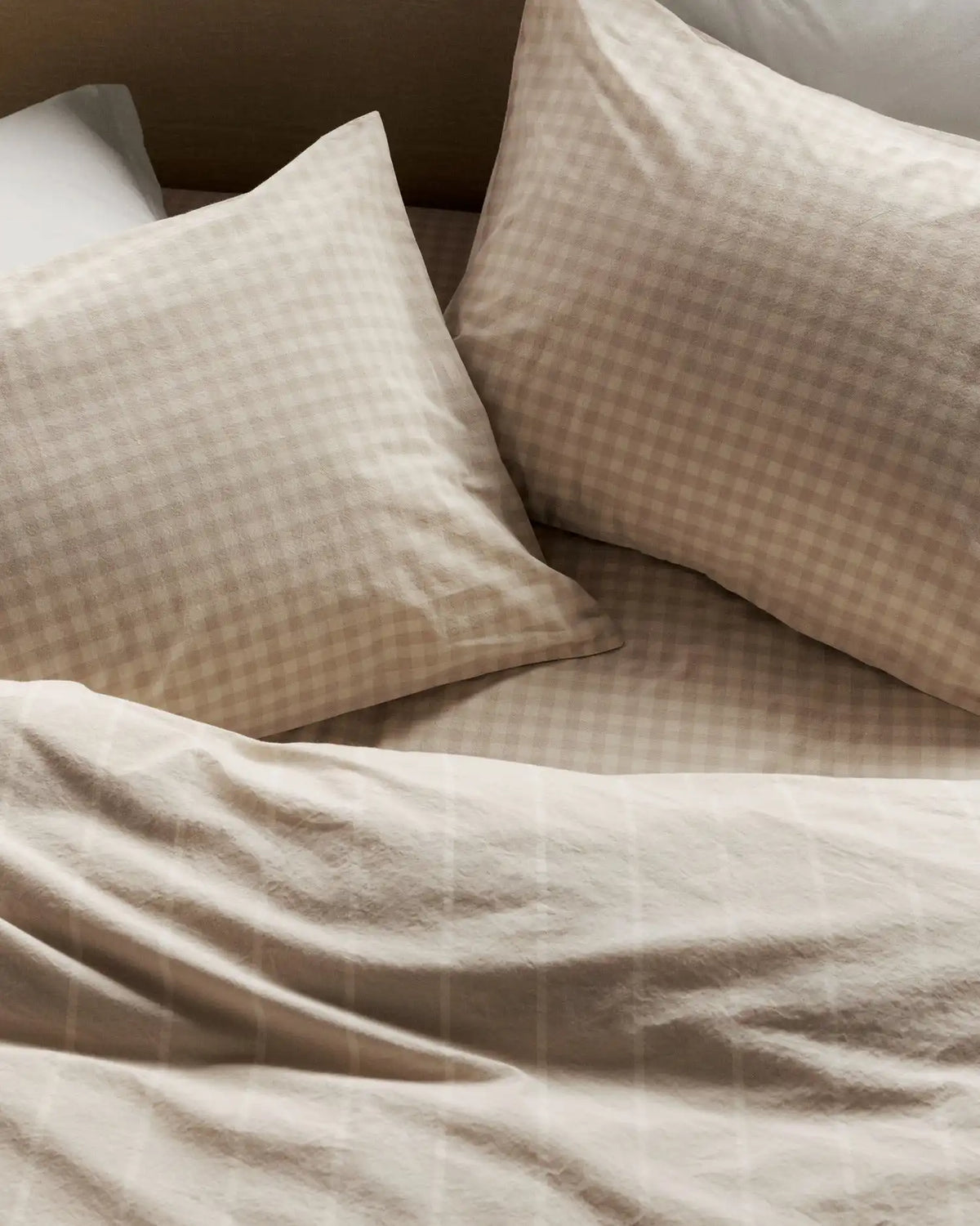 Brushed Cotton Venice Set - Bone Check/Stripe TW/XL