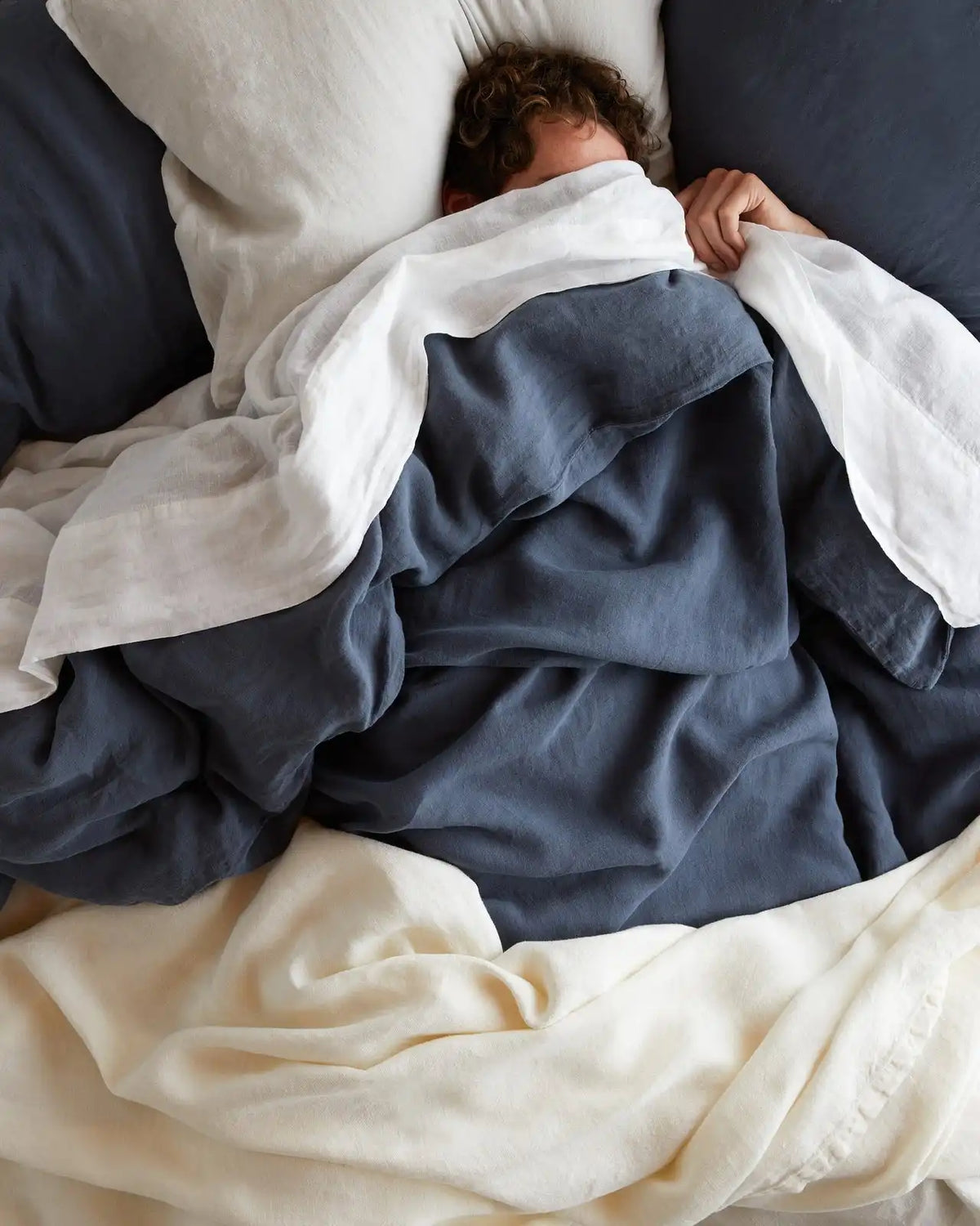 Linen Duvet Cover Set - Dusk F/Q