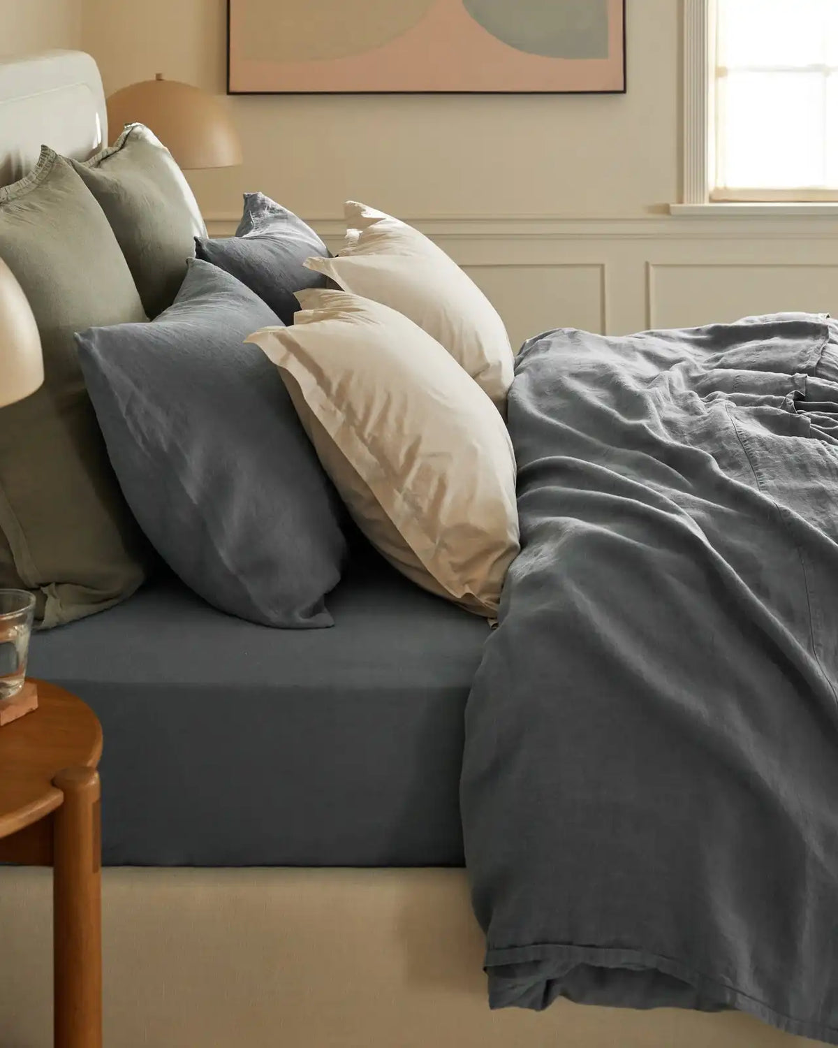 Linen Pillowcase Set (Dusk)