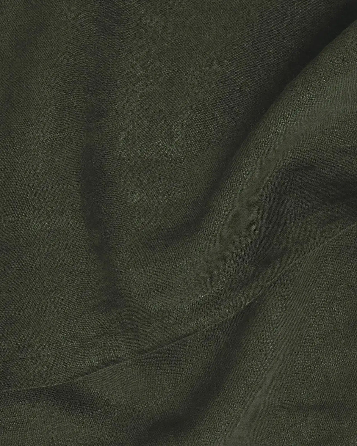 Linen Pillowcase Set (Evergreen)