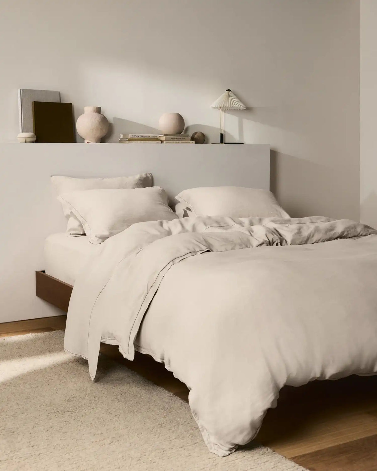 Linen Tencel Venice Set - Bone F/Q