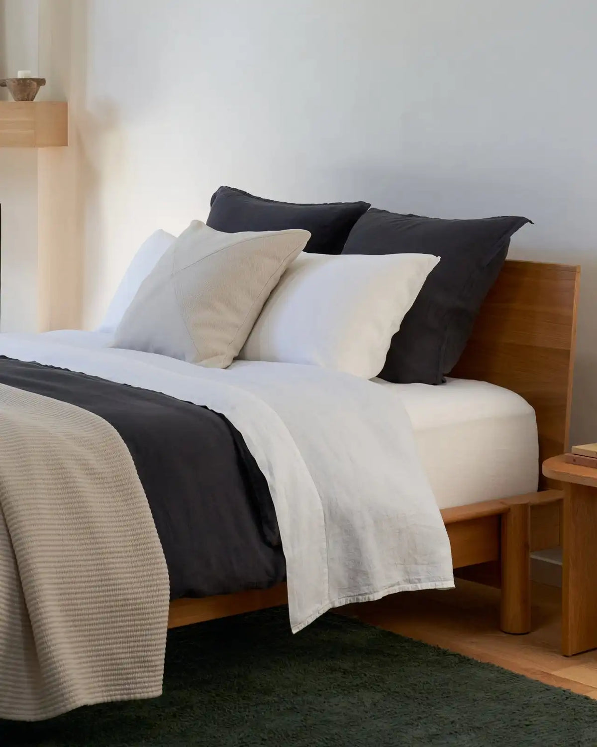 Linen Top Sheet - White
