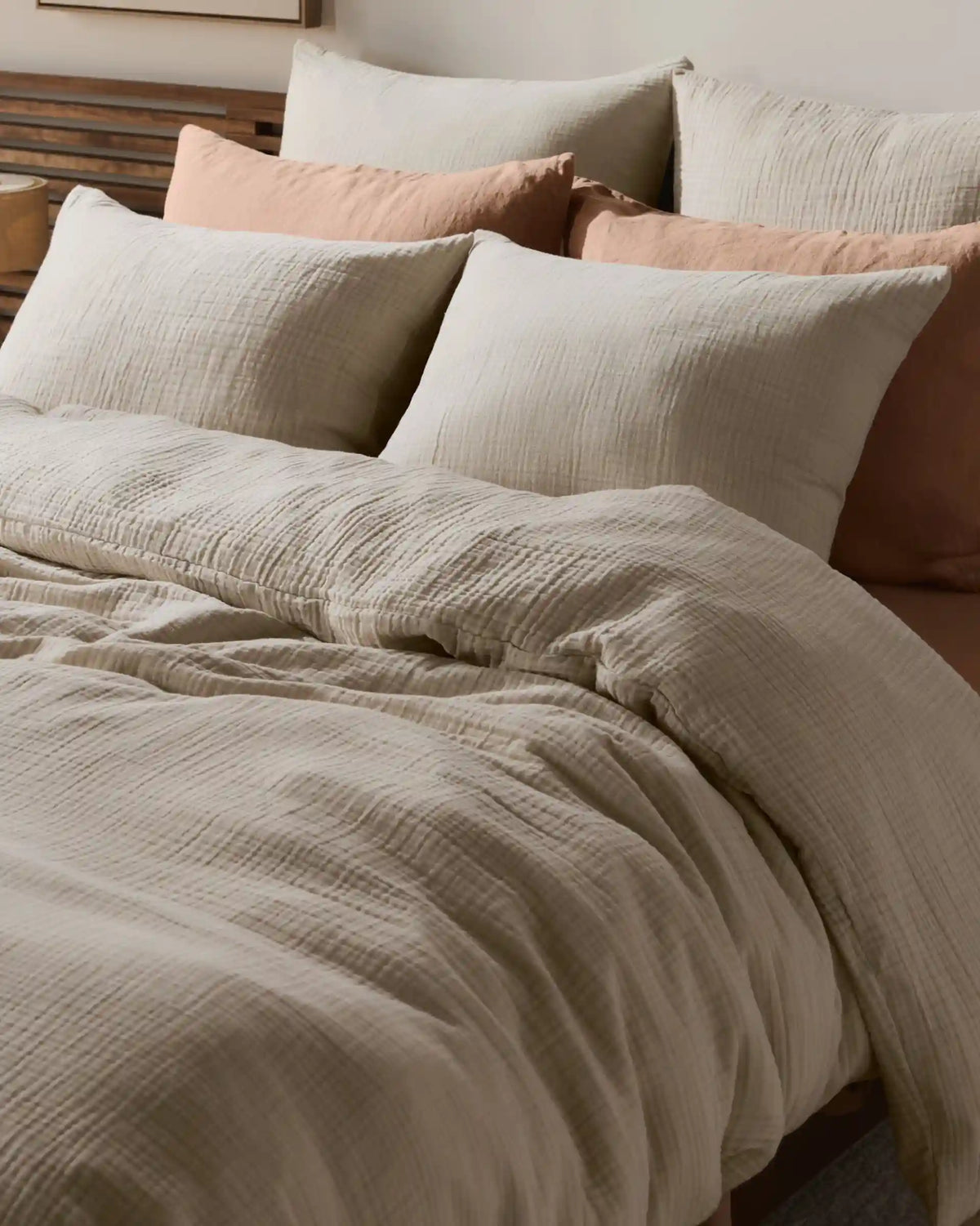 Organic Cloud Cotton Duvet Cover - FINAL SALE (Bone)