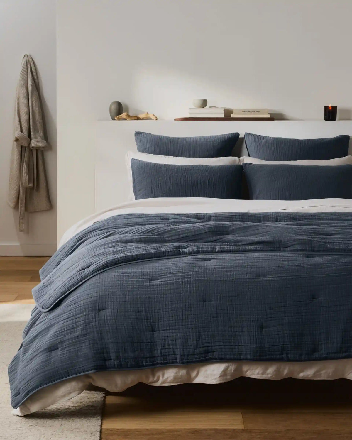 Organic Cloud Cotton Sham Set (Dusk)