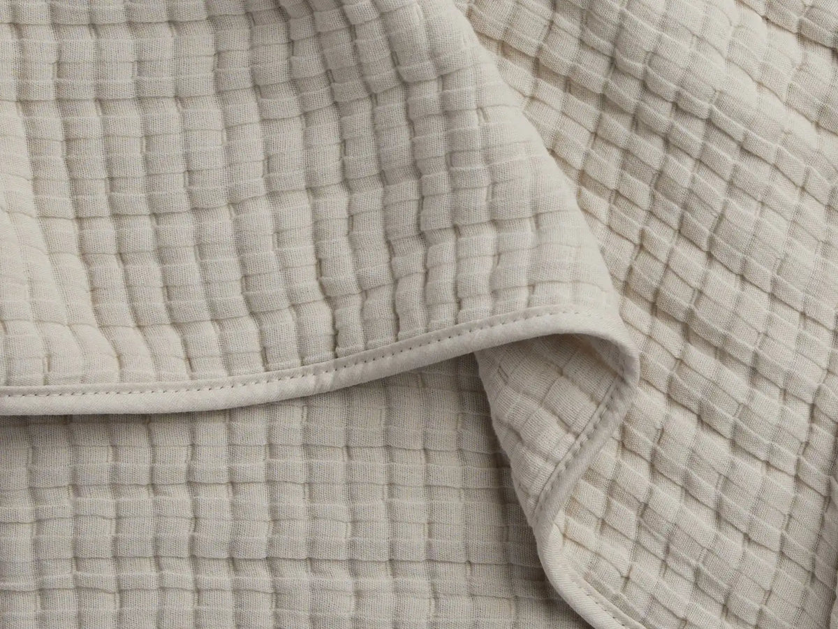 Organic Air Cotton Toddler Quilt (Bone)