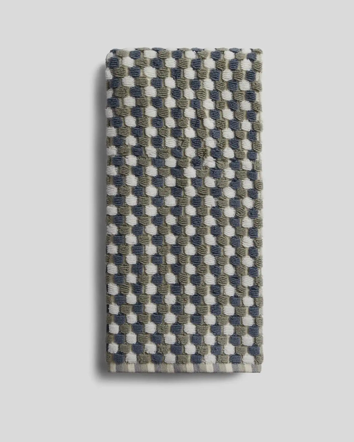 Organic Cotton Mosaic Towels (Moss and Dusk)