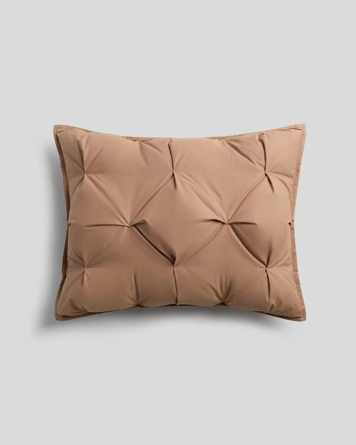 Organic Cotton Puff Shams (Adobe)