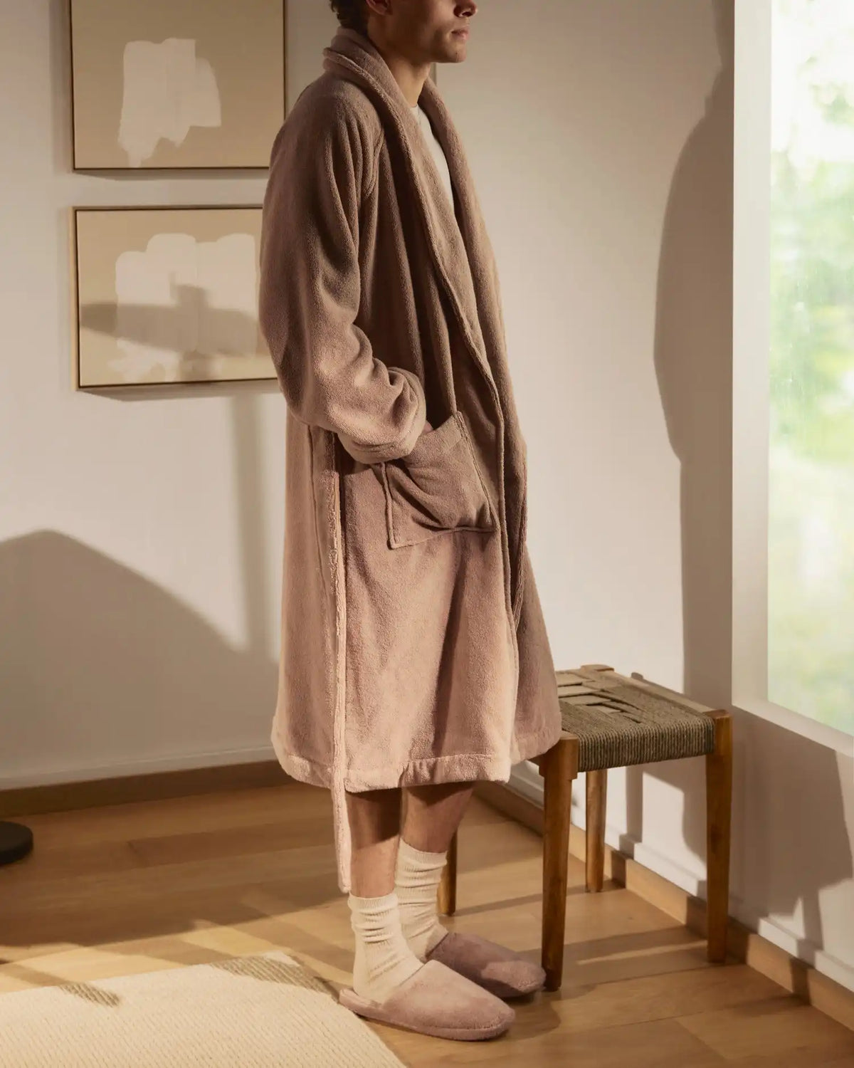 Classic Plush Robe (Adobe)