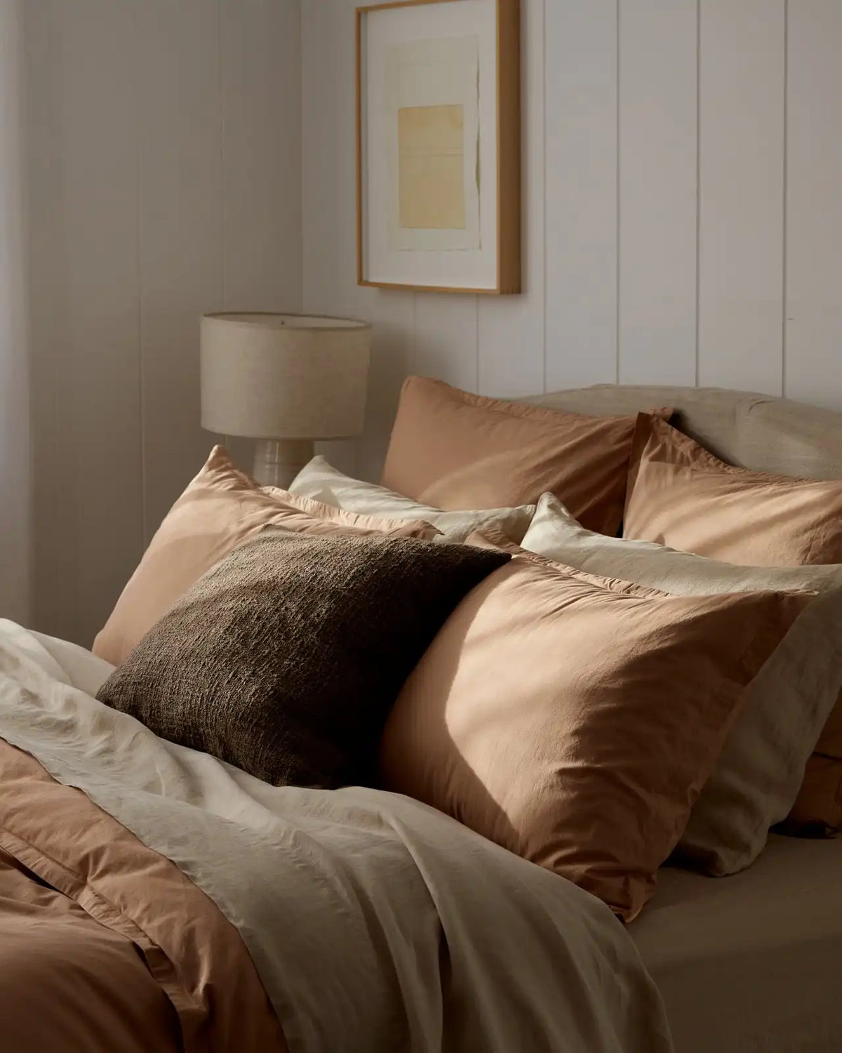 Percale Sham Set (Adobe)