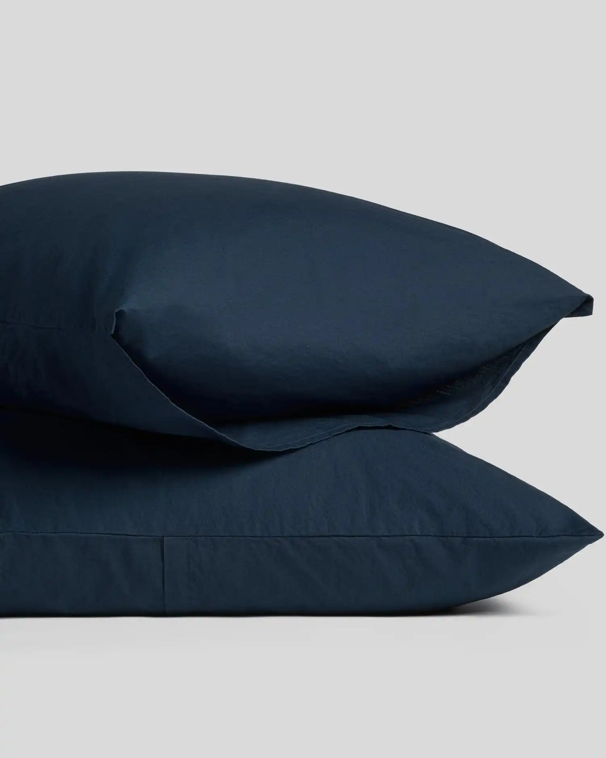 Percale Pillowcase Set (Ink)