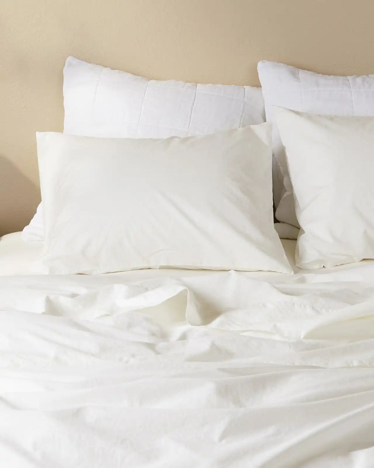 Percale Top Sheet (Cream)