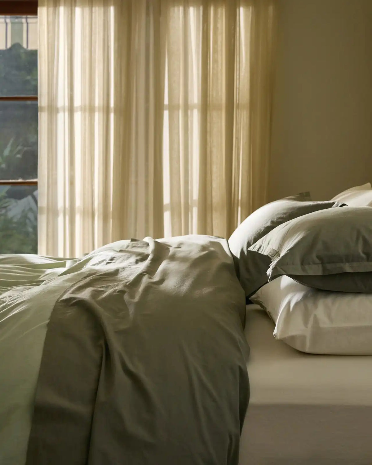 Percale Top Sheet (Moss)