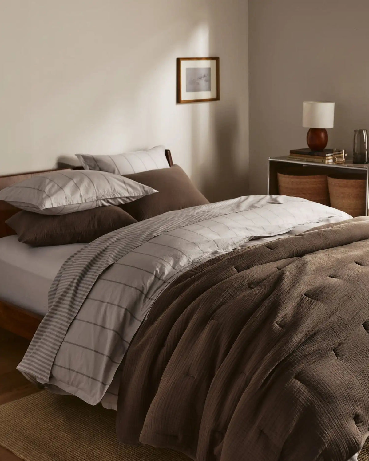 Percale Top Sheet (Pebble Stripe)