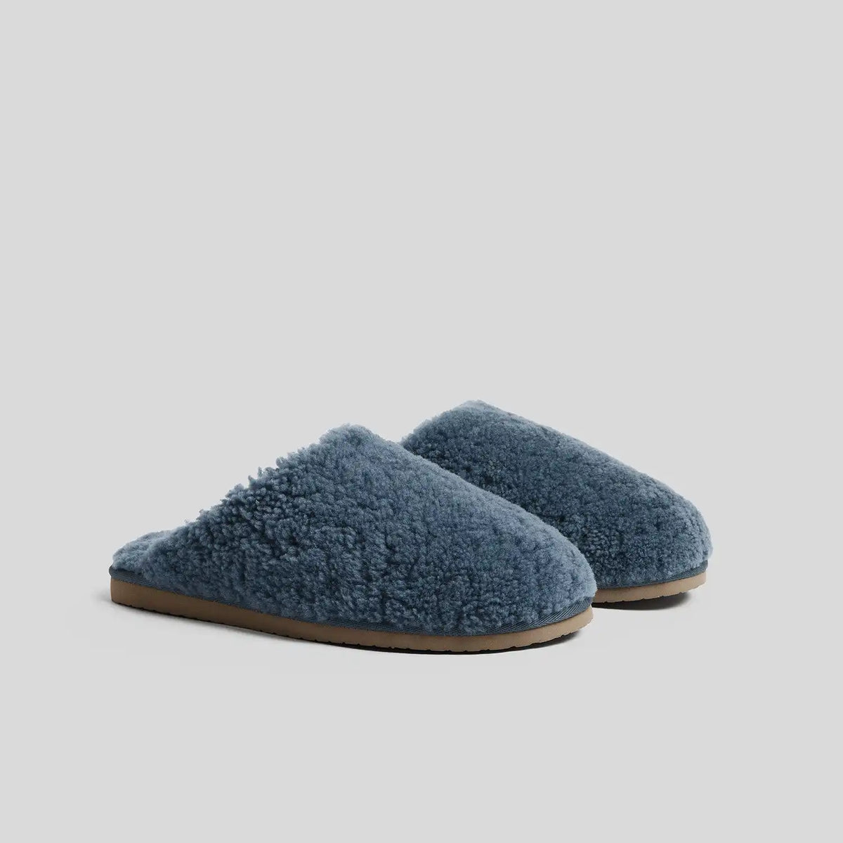 Shearling Wool Clogs (Dusk)