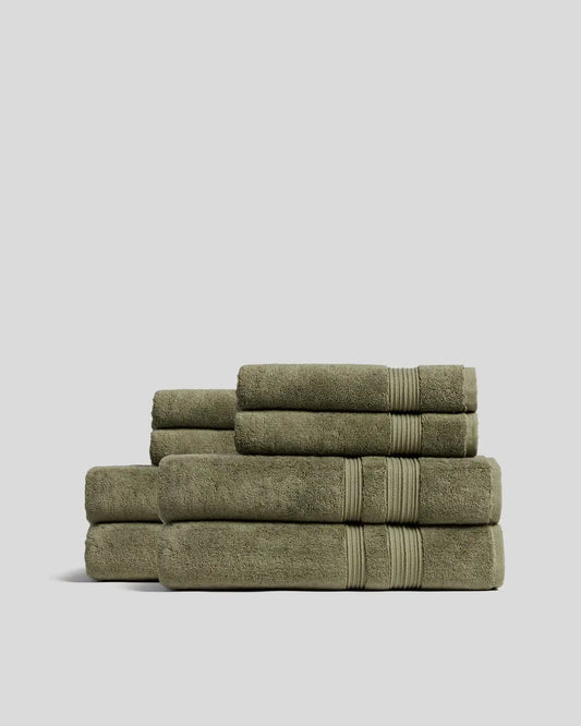 4+4 Classic Turkish Cotton Bath Bundle - Thyme