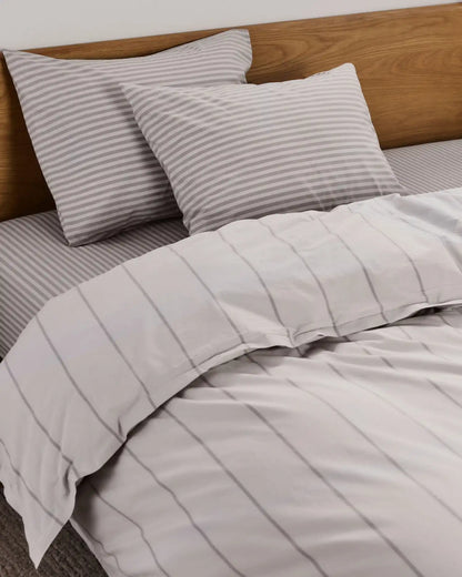 Percale Venice Set - Pebble Stripe F/Q