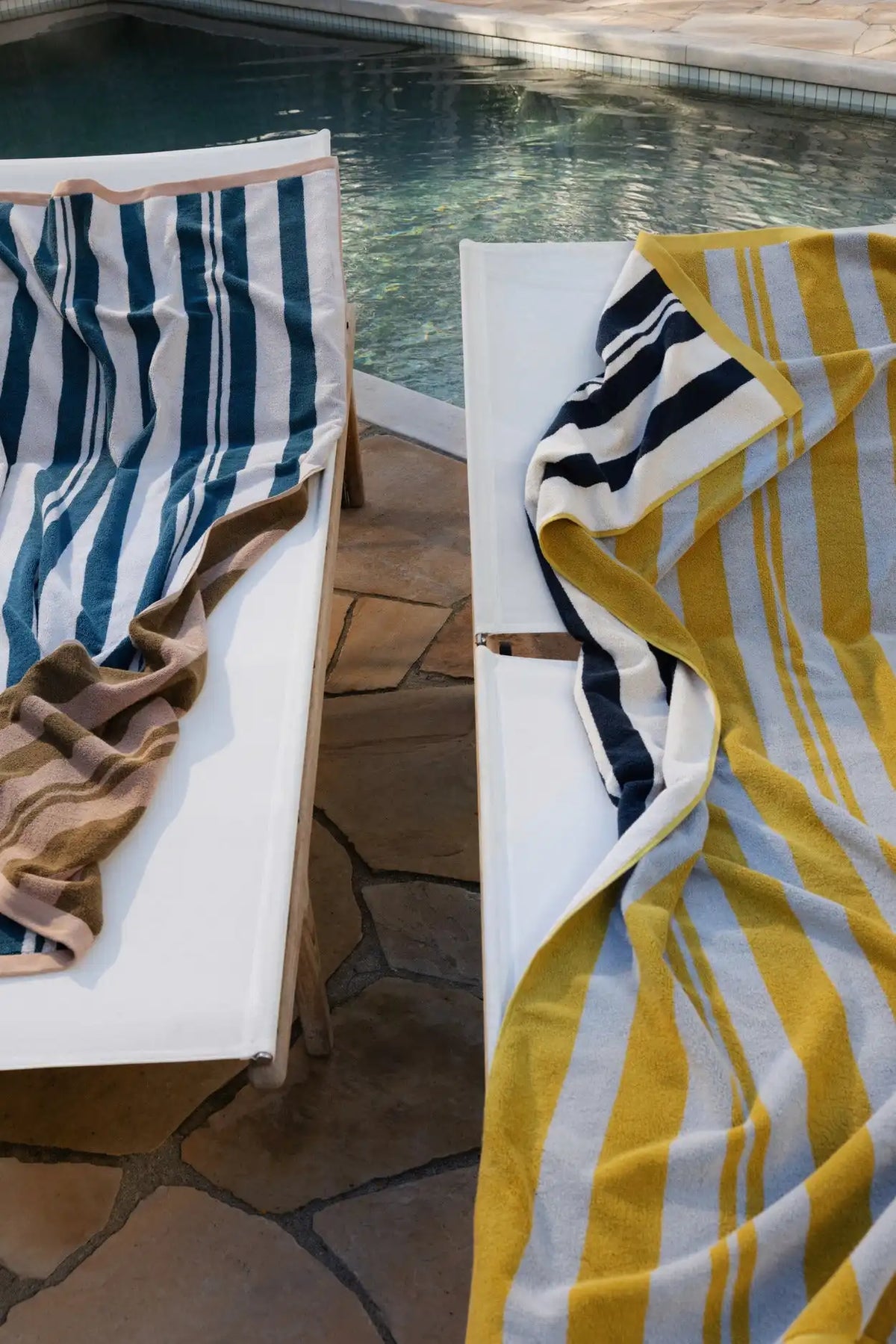 Casita Beach Towel - FINAL SALE (Citron and Sky)