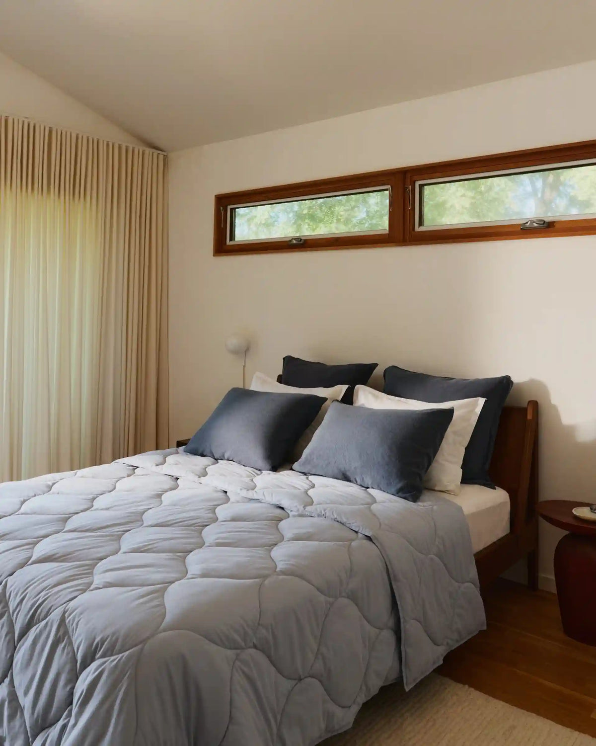 Cotton Drift Comforter (Sky)