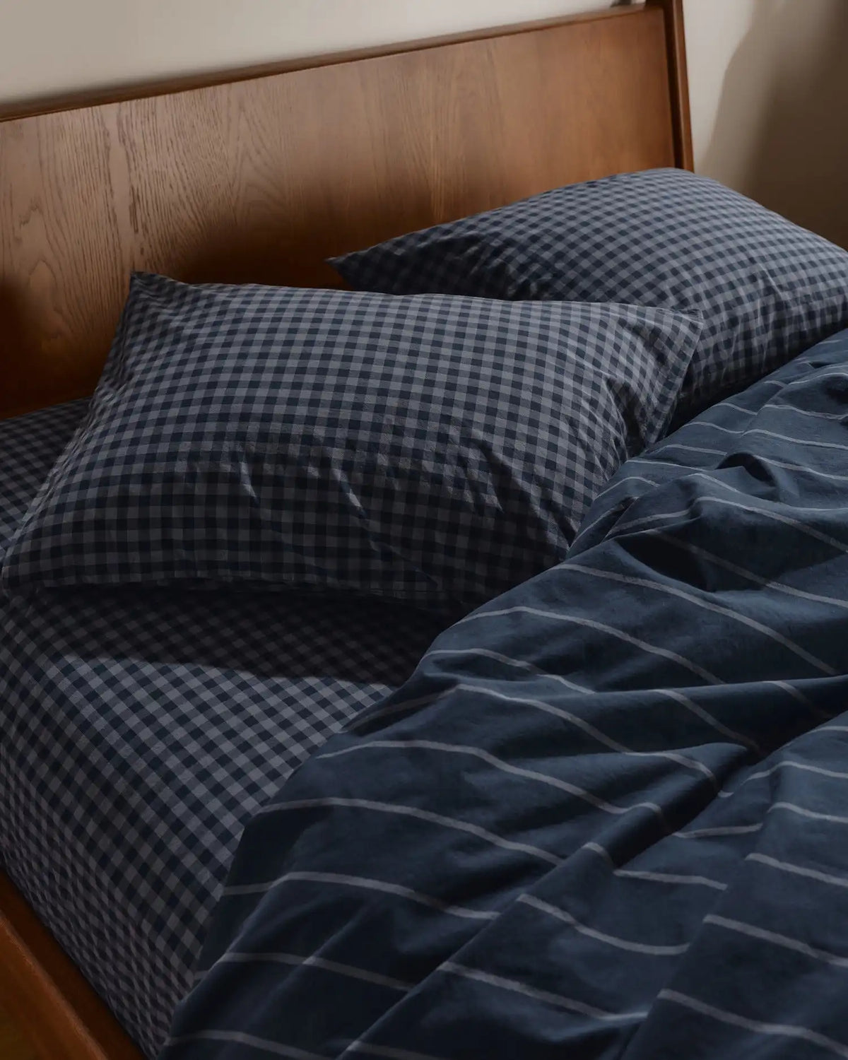 Brushed Cotton Venice Set - Dusk Check/Stripe F/Q