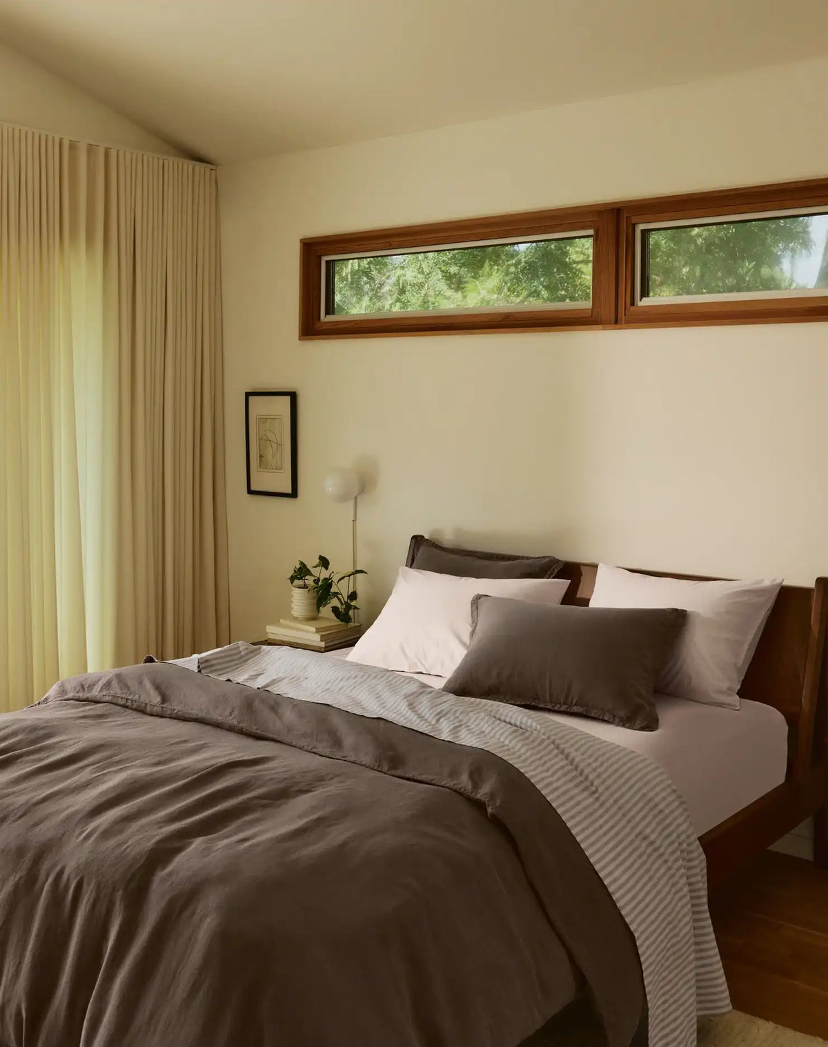 Brushed Cotton Pillowcase Set (Blush)