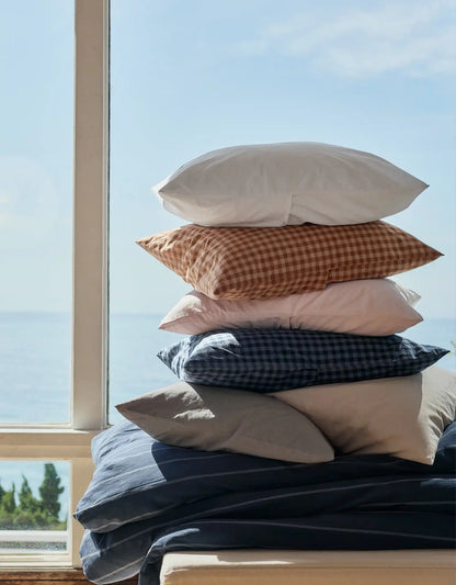 Brushed Cotton Pillowcase Set (Blush)