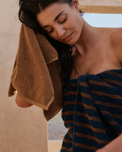 Soft Rib Towels (Tobacco)