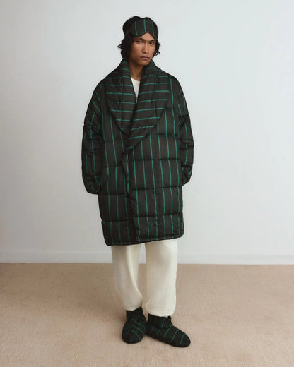 Cocoon Robe (Evergreen and Malachite)