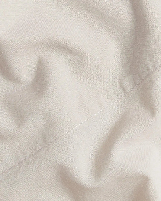 Percale Fabric Swatch (Bone)