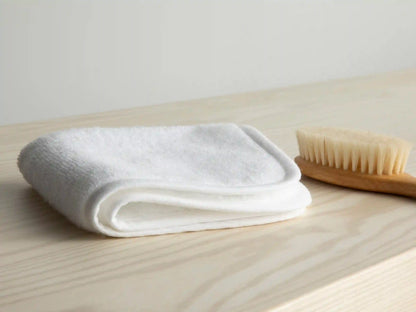 Organic Baby Washcloth (White)