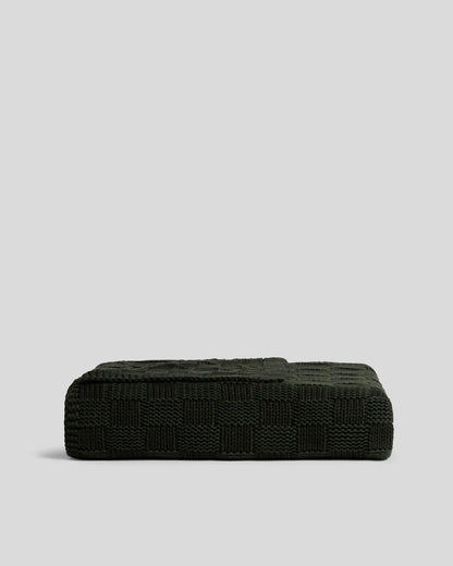 Basketweave Throw (Evergreen)