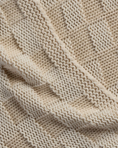 Basketweave Throw (Natural)