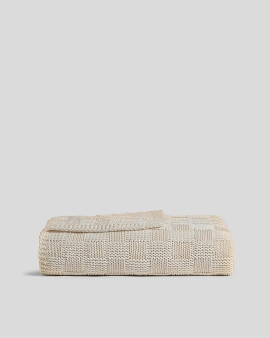 Basketweave Throw (Natural)
