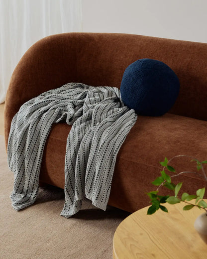 Boucle Ball Pillow (Ink)