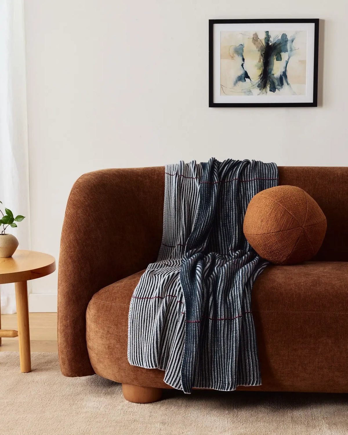 Boucle Ball Pillow (Tobacco)