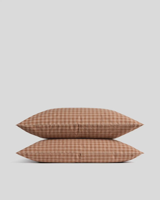 Brushed Cotton Pillowcase Set (Adobe Check)