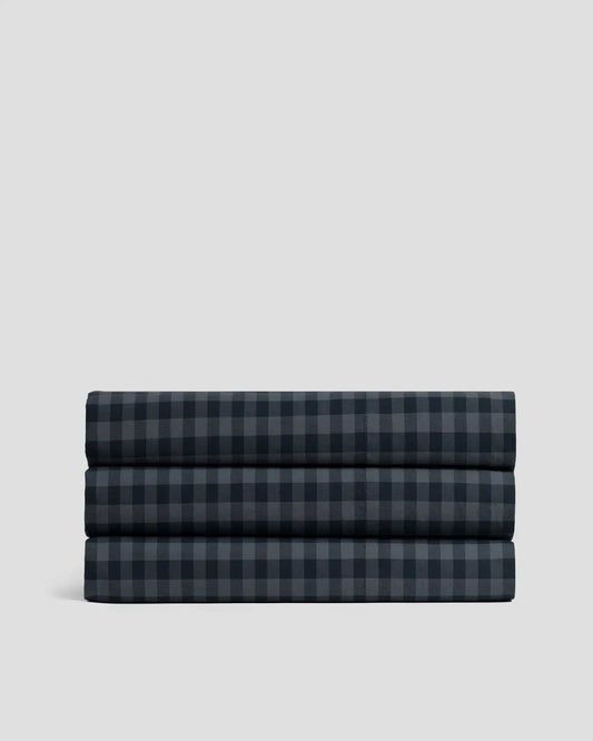 Brushed Cotton Top Sheet (Dusk Check)