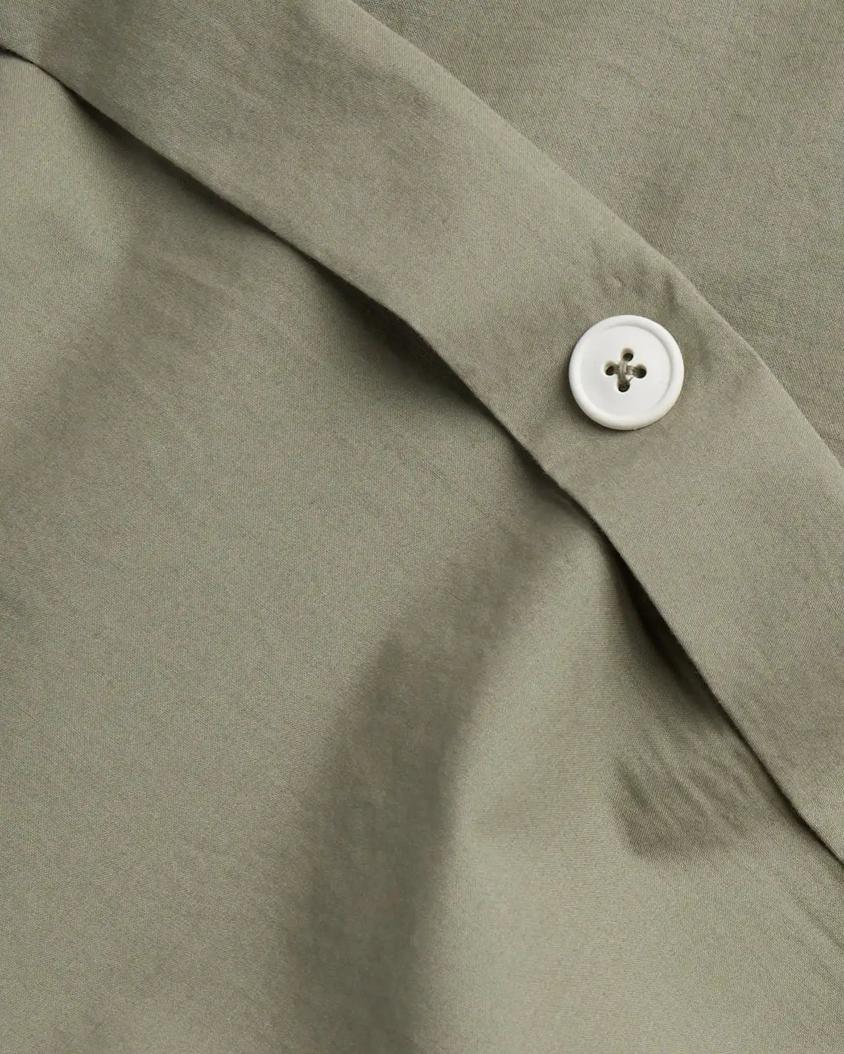 Brushed Cotton Duvet Cover (Moss)