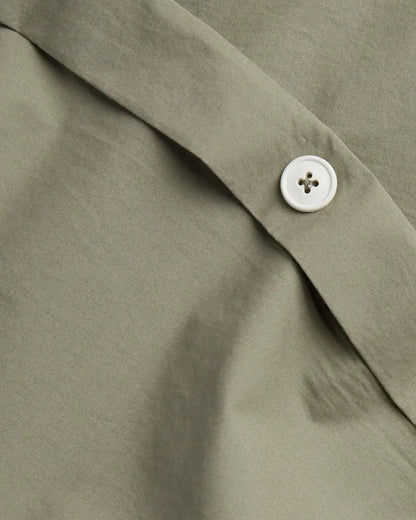 Brushed Cotton Duvet Cover (Moss)