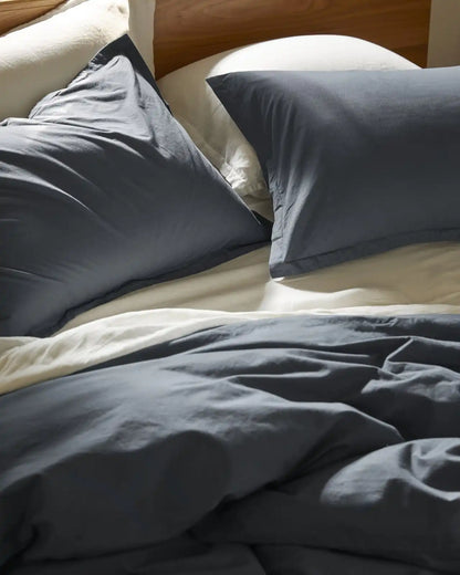 Brushed Cotton Duvet Cover Set - Dusk F/Q