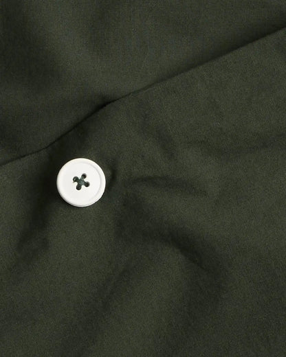 Brushed Cotton Duvet Cover Set - Evergreen K/CK