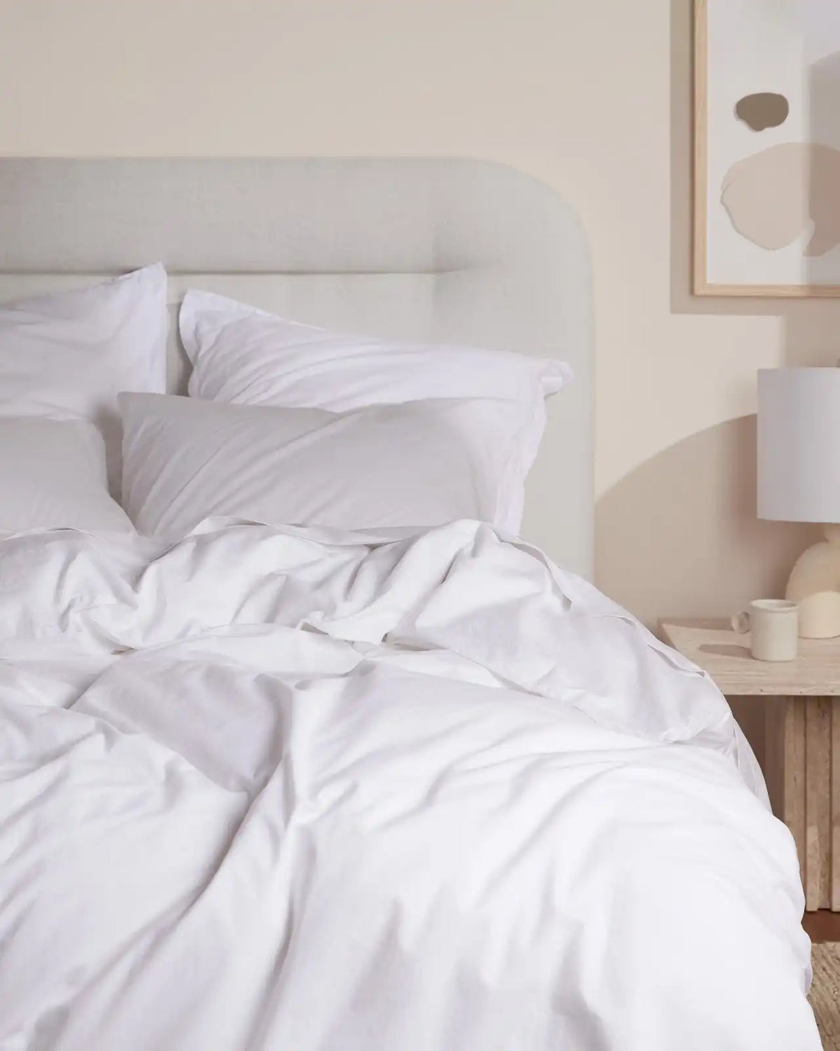 Brushed Cotton Duvet Cover (White)