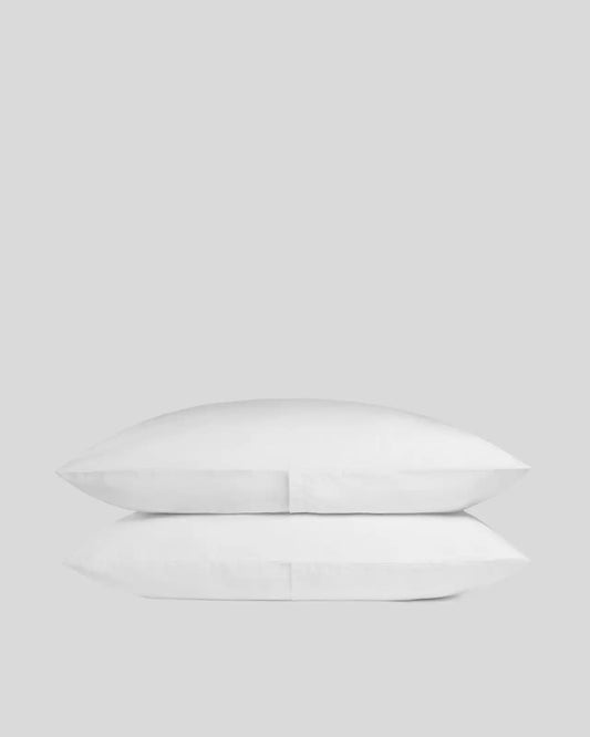 Brushed Cotton Pillowcase Set (White)