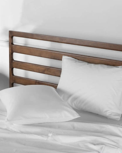 Brushed Cotton Pillowcase Set (White)